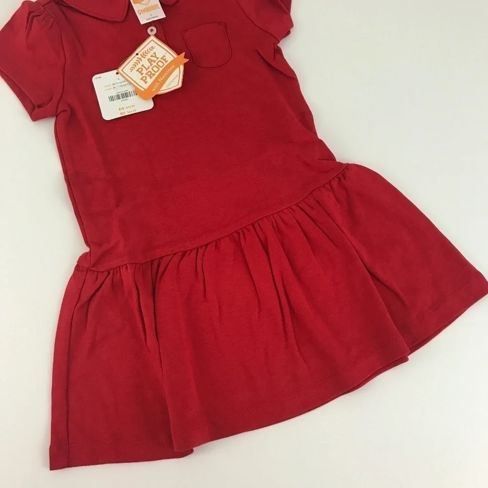 Gymboree Play‎ Proof Uniforms Red Polo Dress Size 4